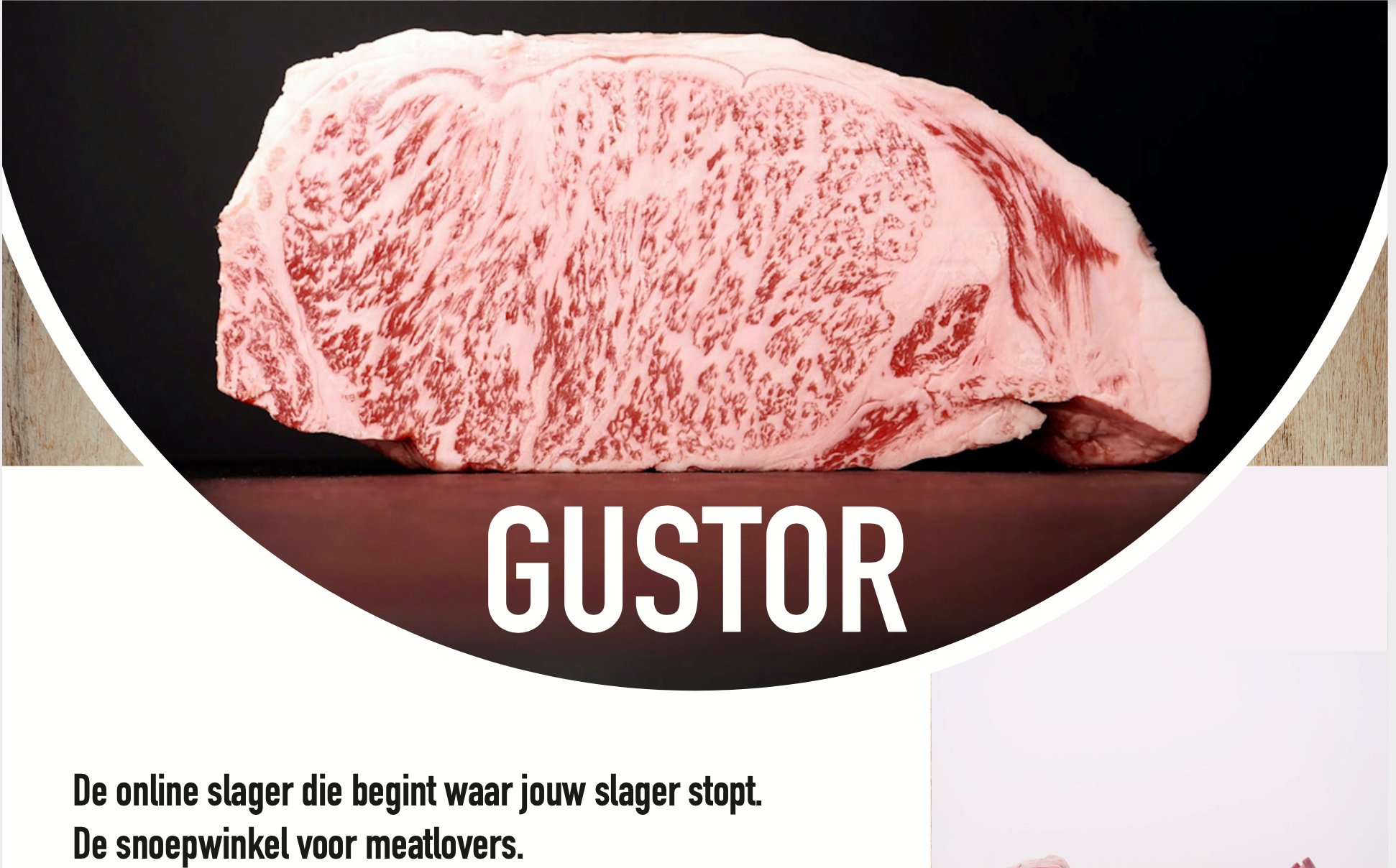 Gustor de online slager die begint waar jouw slager stopt.