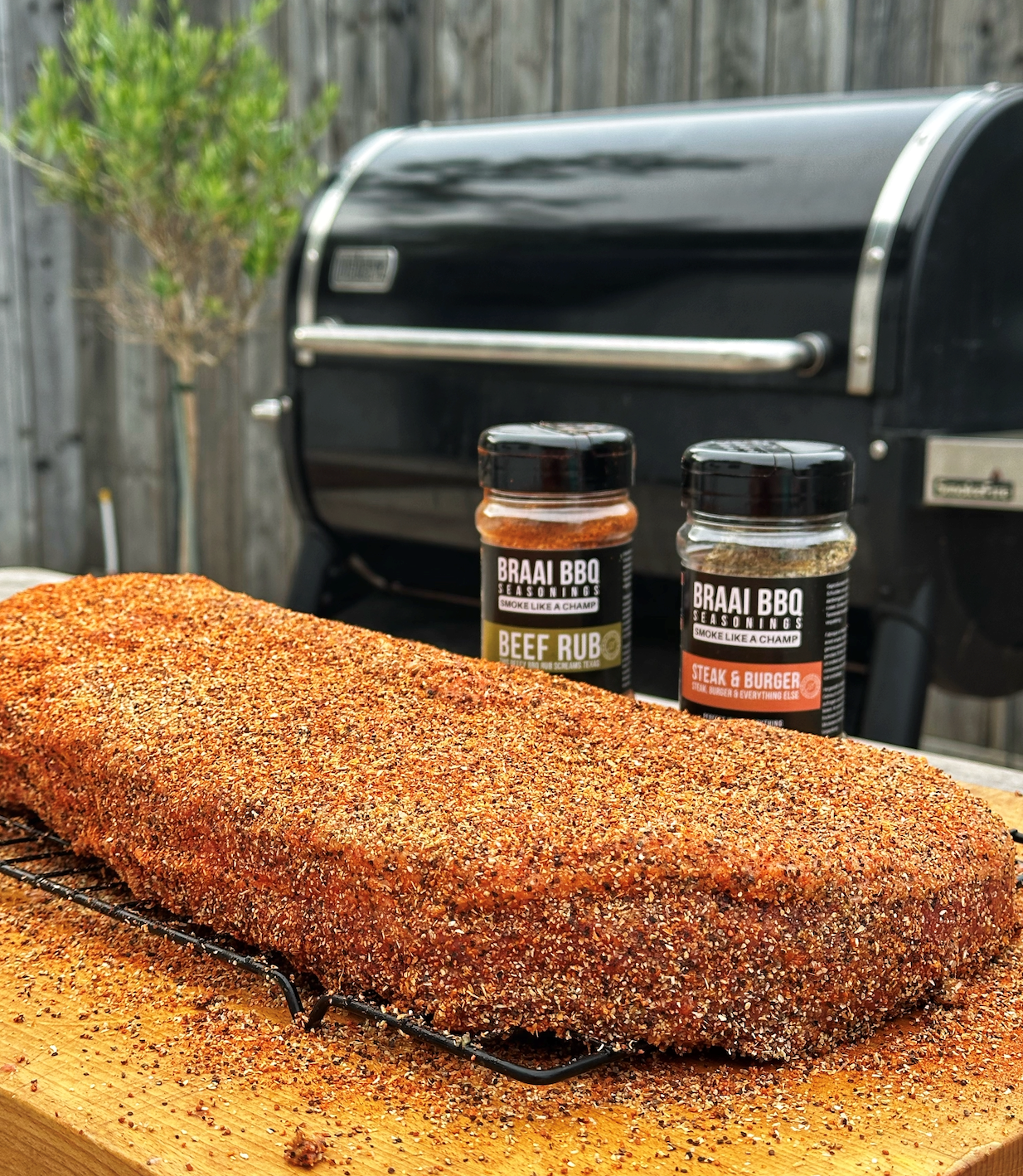 Brisket op de smoker